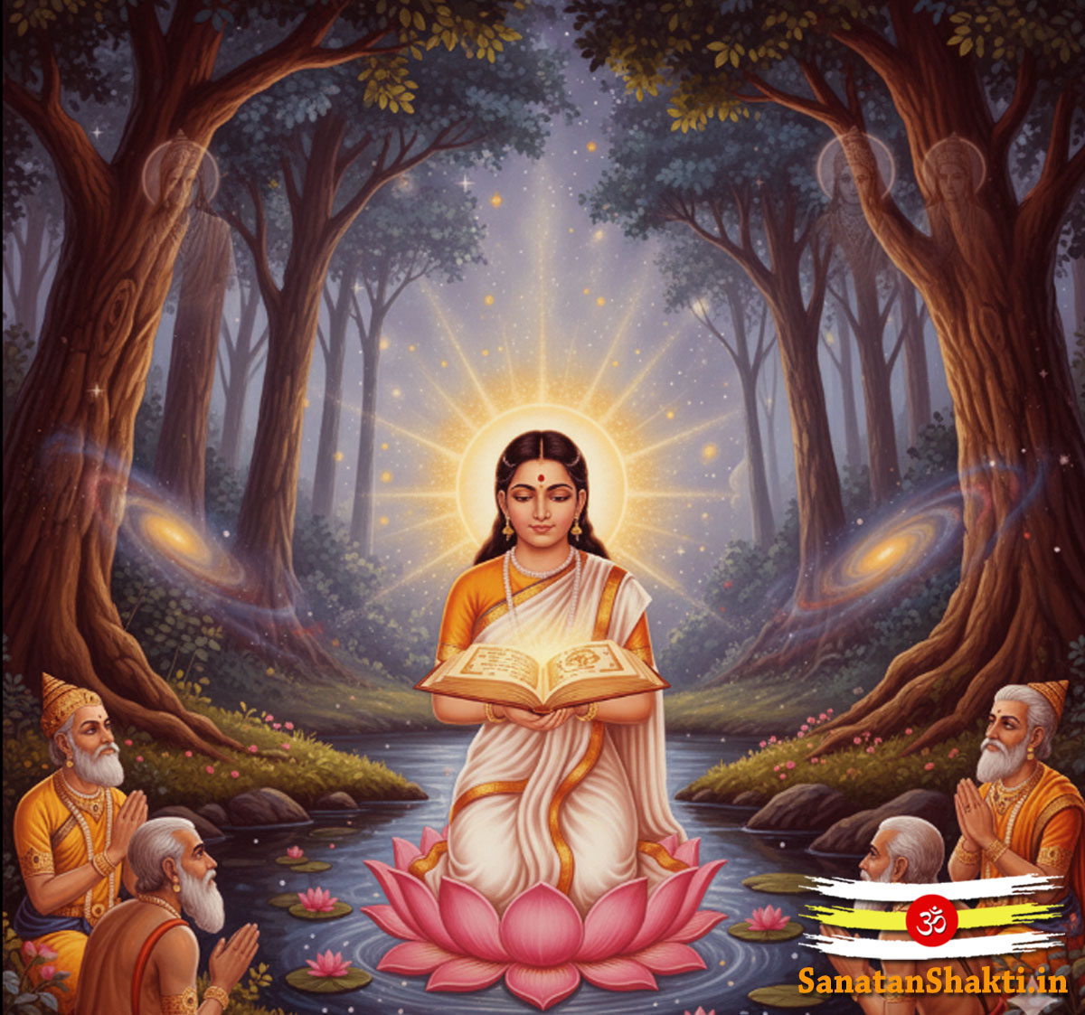 Juhu Brahmavadini - author of the 106th Sukta of the tenth chapter of the Rigveda and practitioner of rituals.